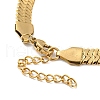 Ion Plating(IP) 304 Stainless Steel Herringbone Chain Bracelet BJEW-D028-02D-01G-2