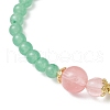 Natural Green Aventurine Stretch Bracelets BJEW-JB11961-02-3
