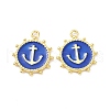 Eco-Friendly Stainless Steel Enamel Pendants STAS-C031-02G-2