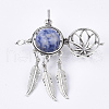 Alloy Cage Big Pendants G-S246-19-4