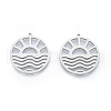 Non-Tarnish 201 Stainless Steel Pendants STAS-N090-LA912-1-1