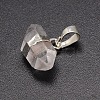 Natural Quartz Crystal Nuggets Pendants G-F157-10B-2