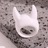 Devil Horn Resin Finger Rings FS-WG03E69-03-1