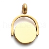 304 Stainless Steel Rotatable Pendants X-STAS-H438-08G-1