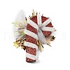 Christmas Theme Glitter Felt Fabric Alligator Hair Clip PHAR-U002-01C-1