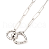 304 Stainless Steel Pendant Necklaces NJEW-JN03140-02-1