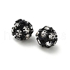 6mm Brass Crystal Rhinestone Beads KK-S519-01A-EB-2