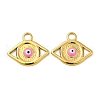 304 Stainless Steel Enamel Pendants STAS-D011-04G-2