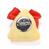 Christmas Bell Cotton & Non-Woven & Velvet Fabric Brooch JEWB-A003-10-2