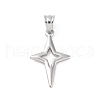304 Stainless Steel Pendants STAS-L286-01P-1