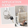SUNNYCLUE 20Pcs 304 Stainless Steel Split Key Rings with 1Pc Alloy Spring Gate Rings FIND-SC0010-29-5