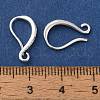 Brass Earring Hooks KK-H502-14S-3