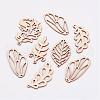 Undyed Wooden Pendants WOOD-K005-09-1