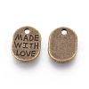 Tibetan Style Alloy Pendants TIBEP-A5194-AB-NR-2