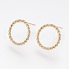 Long-Lasting Plated Brass Stud Earrings X-KK-K227-058G-NF-1