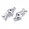 Alloy Enamel Pendants ENAM-N054-49-RS-3
