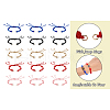 10Pcs 5 Colors Adjustable Braided Nylon Cord Bracelet Making AJEW-TA0001-25-20