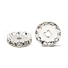 Brass Middle East Rhinestone Spacer Beads RSB044-NFS-3