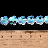 Electroplate Glass Beads Strands EGLA-B006-04A-FR01-4