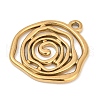 304 Stainless Steel Pendants STAS-C121-45A-G-2