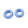 Spray Painted Alloy Pendants FIND-C062-08O-2