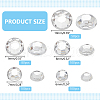   430pcs 5 Styles Plastic Cabochons FIND-PH0021-48A-2