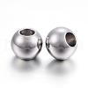 Tarnish Resistant 201 Stainless Steel Beads STAS-E113-20P-2