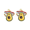 Cinco De Mayo Theme Alloy Enamel Pendants ENAM-V001-05G-G-1