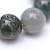 Round Natural Indian Agate Bead Strands G-R345-6mm-08-4