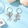2Pcs Alloy Keychains KEYC-JKC01191-2