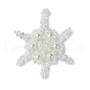 Christmas Seed Beads Beaded Charms PALLOY-MZ00300-01-1