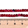 Dyed Natural Agate Beads Strands G-T138-211E-5