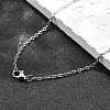 Non-Tarnish Unisex Classic Plain 304 Stainless Steel Mens Womens Necklaces X-STAS-H325-P-1