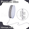 Unicraftale 10M 304 Stainless Steel Paperclip Chains CHS-UN0001-33-3