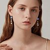 SUPERFINDINGS DIY Blank Dome Dangle Earring Making Kit DIY-FH0005-06-6