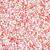 Opaque Glass Round Seed Beads GLAA-TAC0025-07A-06-10