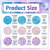 1110Pcs Electroplate Glass Beads Sets EGLA-YW0001-71-2