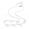 304 Stainless Steel Pendant Necklaces NJEW-K118-18P-1
