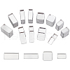   60Pcs 3 Styles Aluminum & 20Pcs Iron Empty Palette Pans FIND-PH0020-97-1