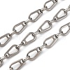 304 Stainless Steel Teardrop Link Chains CHS-S012-09P-1