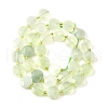 Natural New Jade Beads Strands G-B094-A34-01-3