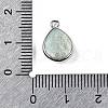 Natural Amazonite Faceted Pendants G-U019-05P-02-3
