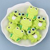 10Pcs 2 Styles Frog Silicone Beads JX693A-3