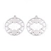 304 Stainless Steel Pendants STAS-N108-32P-1
