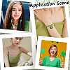 SOFPLATE 800Pcs 4 Colors Saint Patrick's Day Opaque Plastic Beads KY-SP0001-06-5