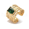 304 Stainless Steel Cuff Rings for Women RJEW-H246-03G-01-4