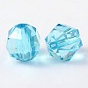 Transparent Acrylic Beads PL371Y-7-1