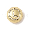 Rack Plating Brass & Cubic Zirconia Pendants KK-Z047-07G-L-RS-1