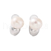 Mother's Day Jewellery 925 Sterling Silver Studs Earring EJEW-H002-24P-1