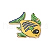 Alloy Enamel Pendants FIND-H047-02KCG-02-2
